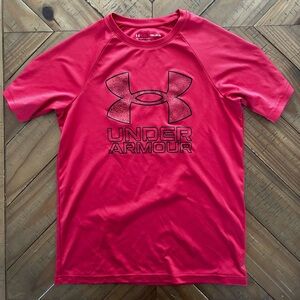 Under Armour boys Vibrant Red Tee